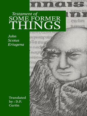 cover image of Testament of Some Former Things